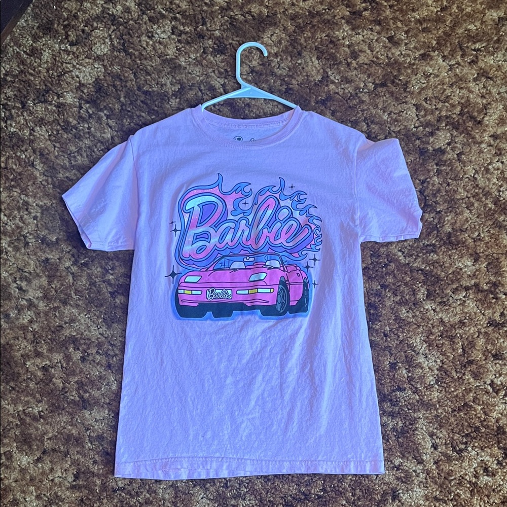 Barbie sparkly t shirt
